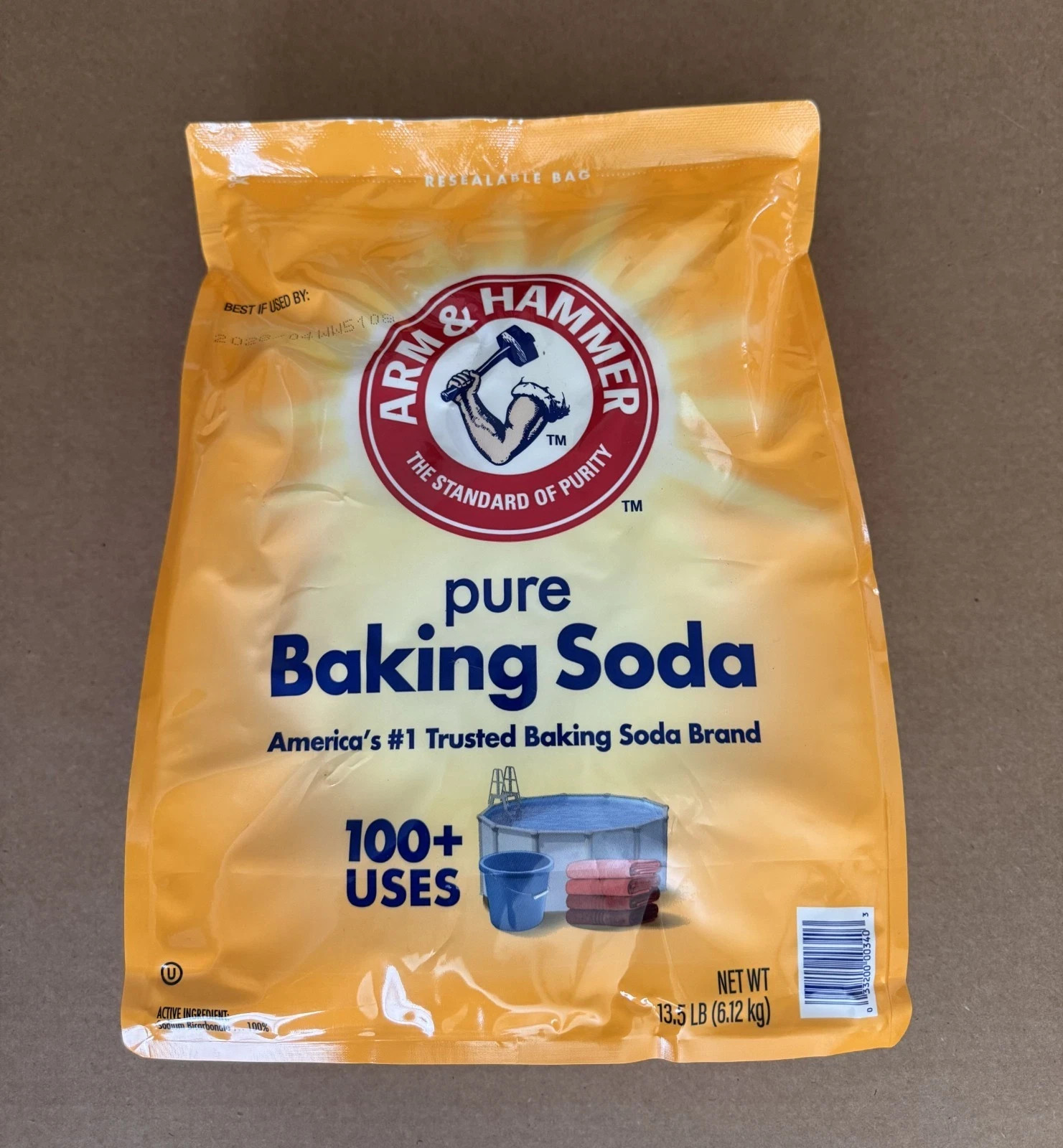 13.5 lbs. Arm & Hammer Pure Baking Soda – Pool laundry cleaner FOOD GRADE