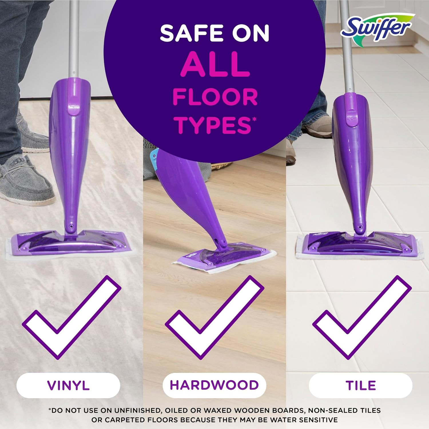 Wetjet Multi-Purpose Floor Cleaner Solution with Febreze Refill, Hardwood Floor