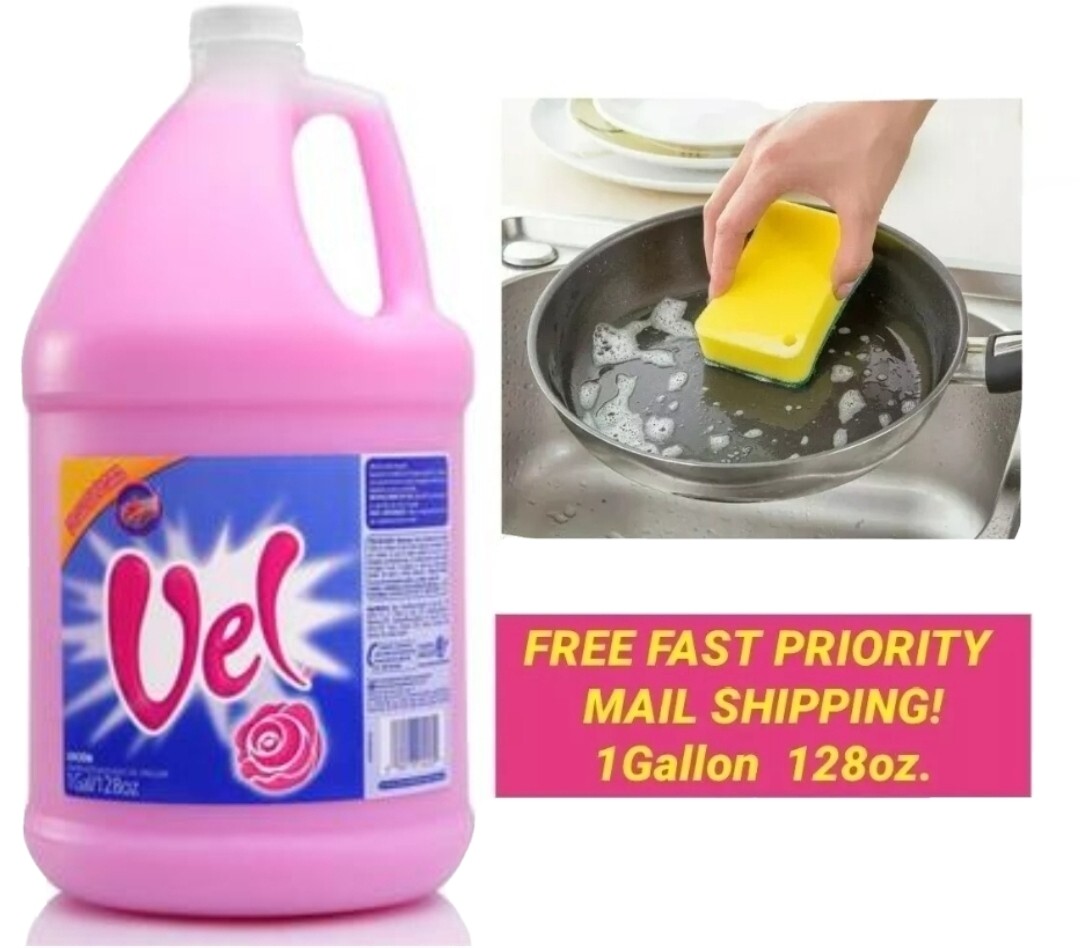 (1 GALLON BOTTLE) Vel Rosita Ultra Concentrate Dish Grease Remover Soap