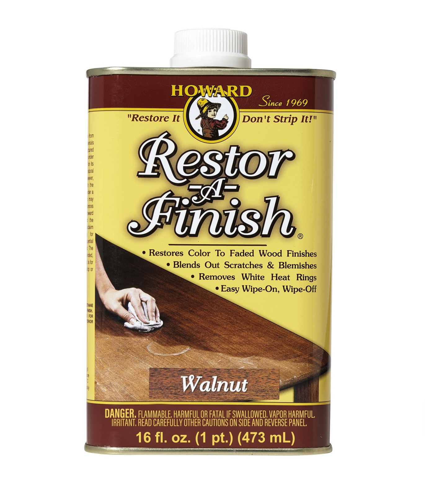 Restor-A-Finish Walnut 16 oz – Wood Furniture Restorer & Scratch Remover