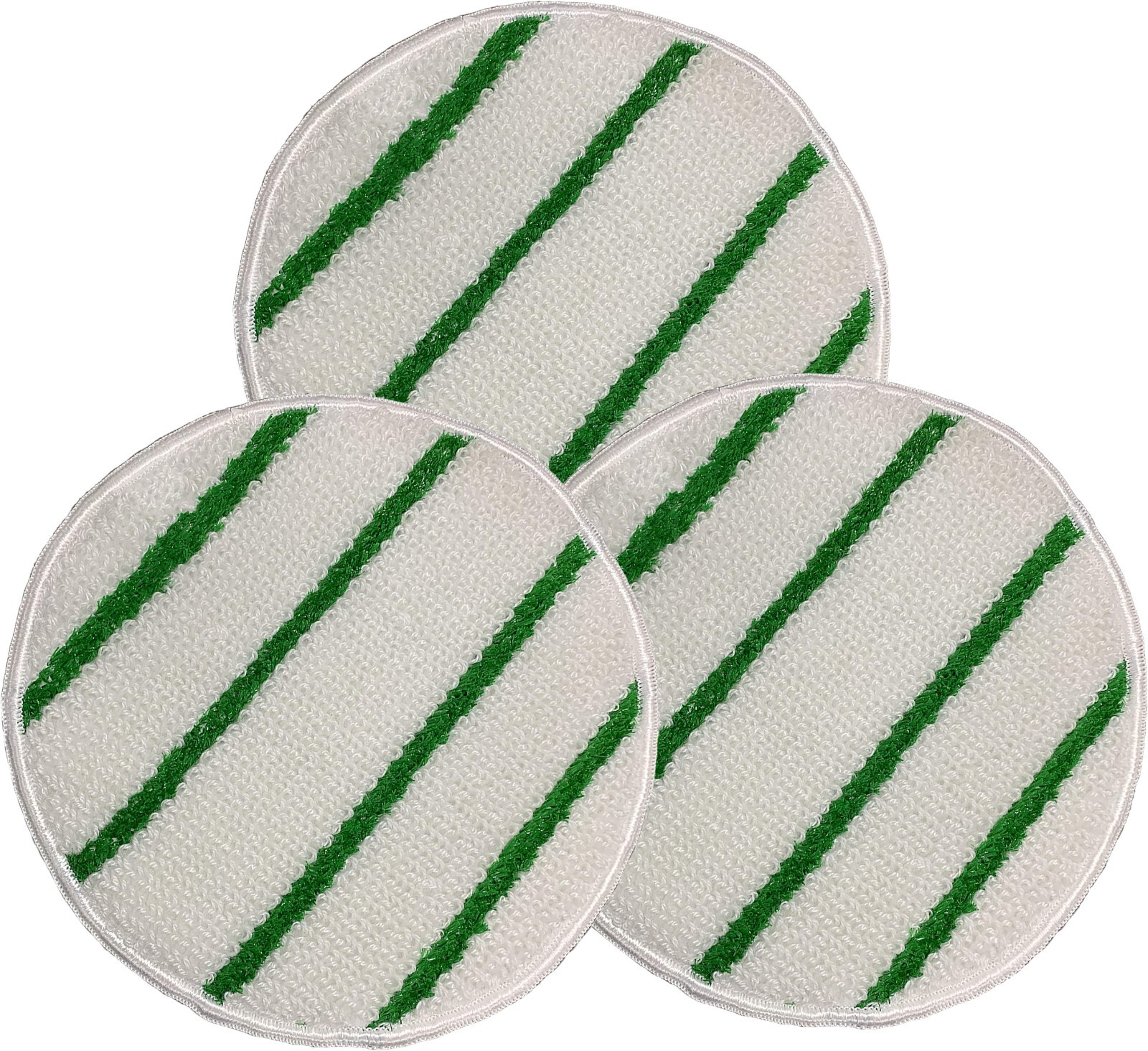 Commercial Grade Low-Profile Synthetic Carpet Bonnet with Scrubber Strips