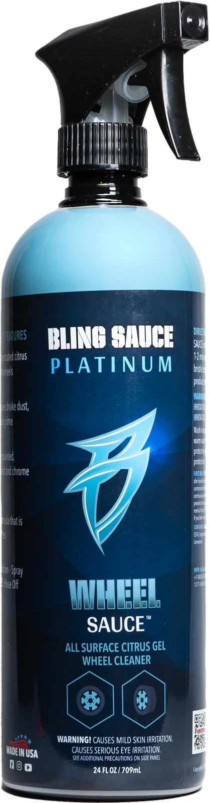Platinum Wheel Sauce, All Surface Citrus Gel Wheel Cleaner for Cars, Trucks, …