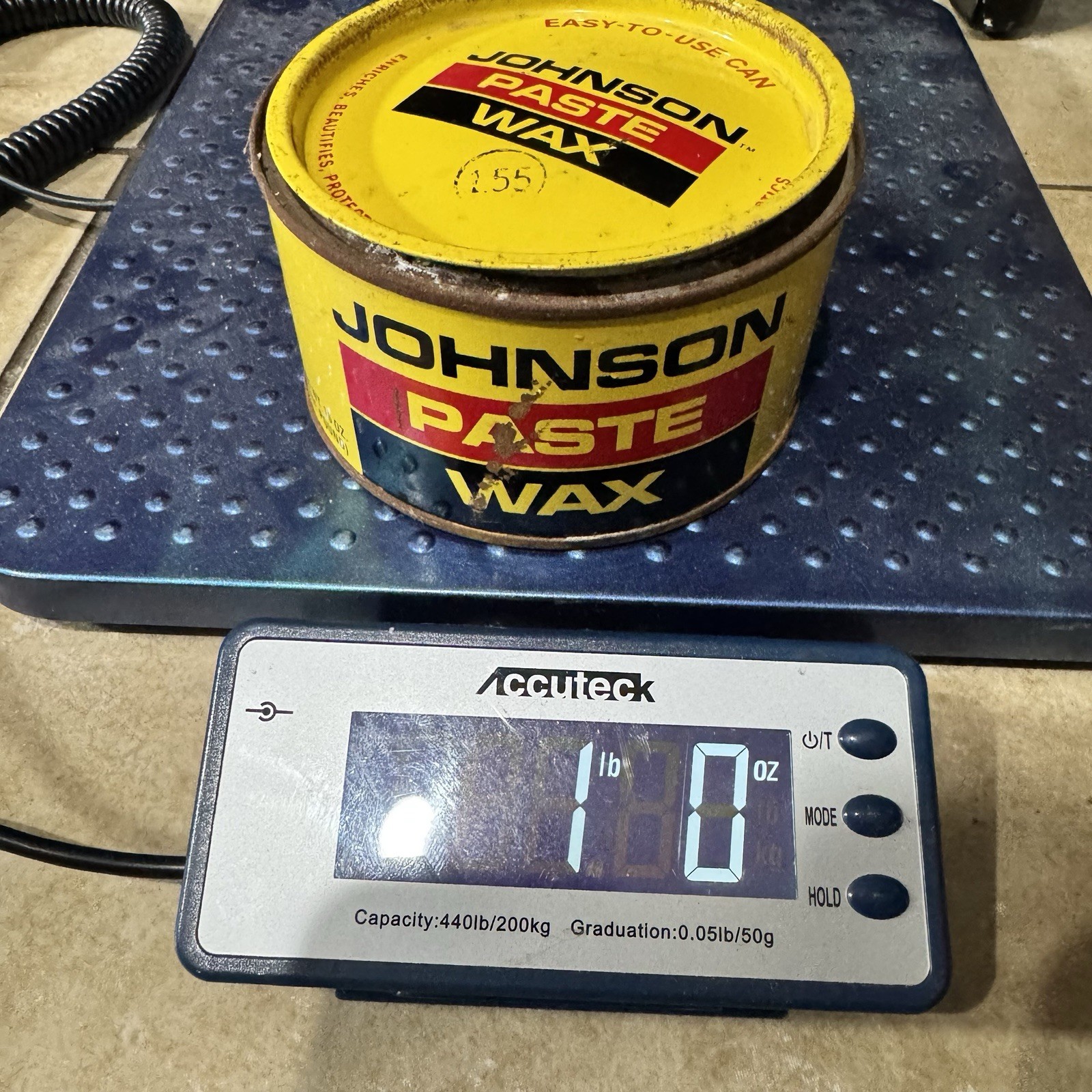 SC Johnson Paste Wax – the original everyone is looking for! 1 Lb Can Used