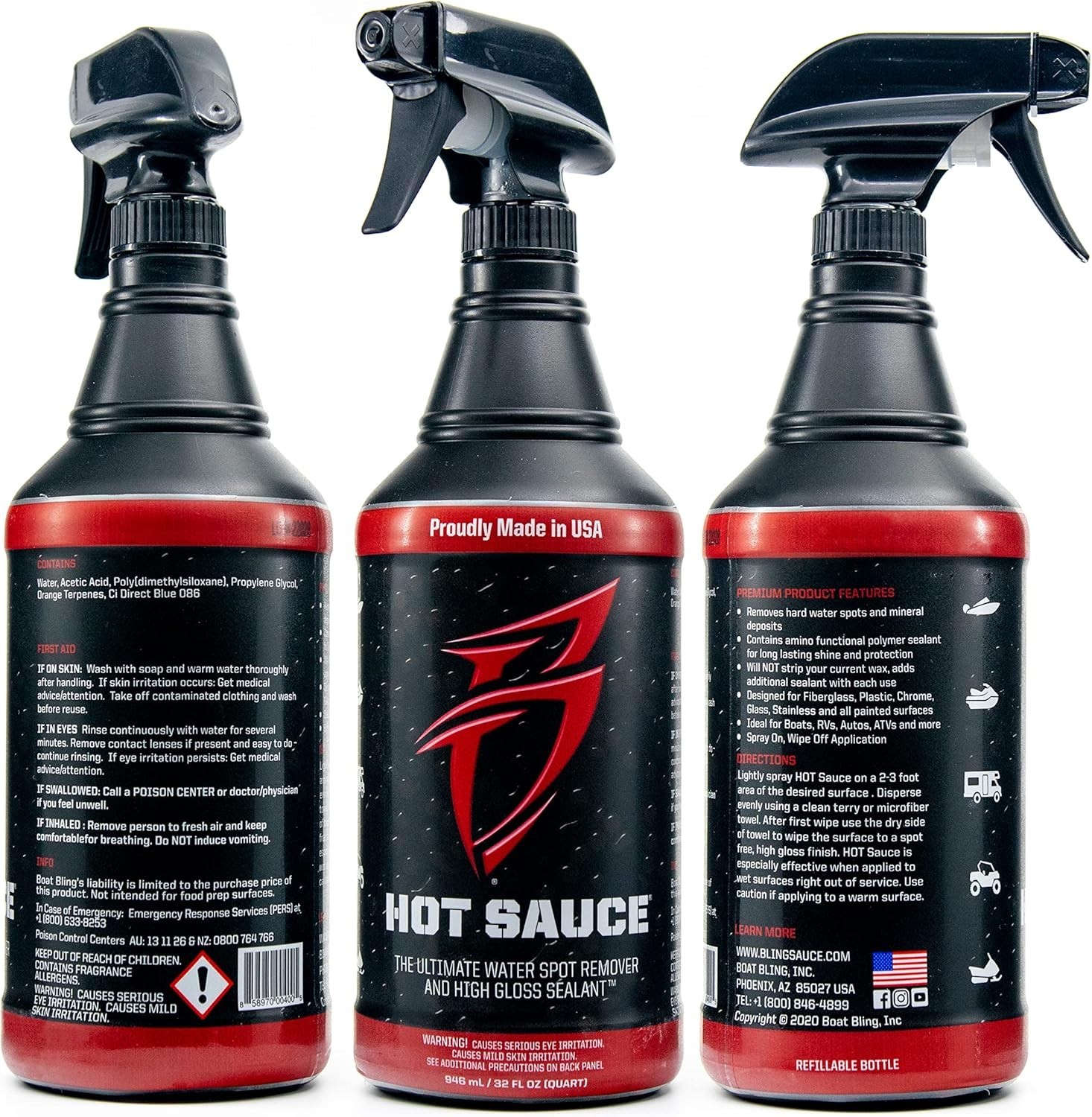 Ultimate 32 oz Hard Surface Cleaner – Ensures High Gloss Finish & Protection