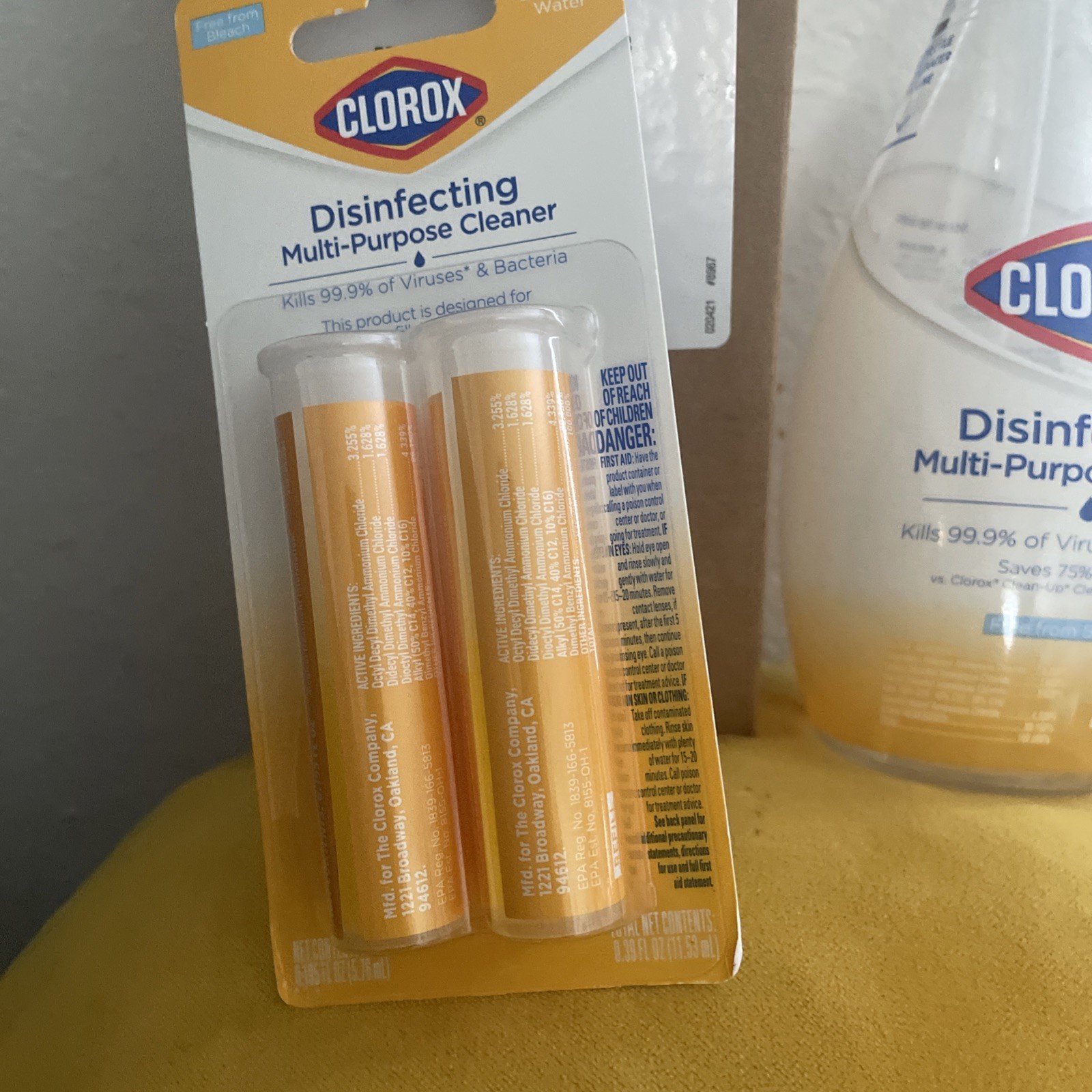 NEW Clorox Multi-Purpose Cleaning Kit With Refill Cartridges