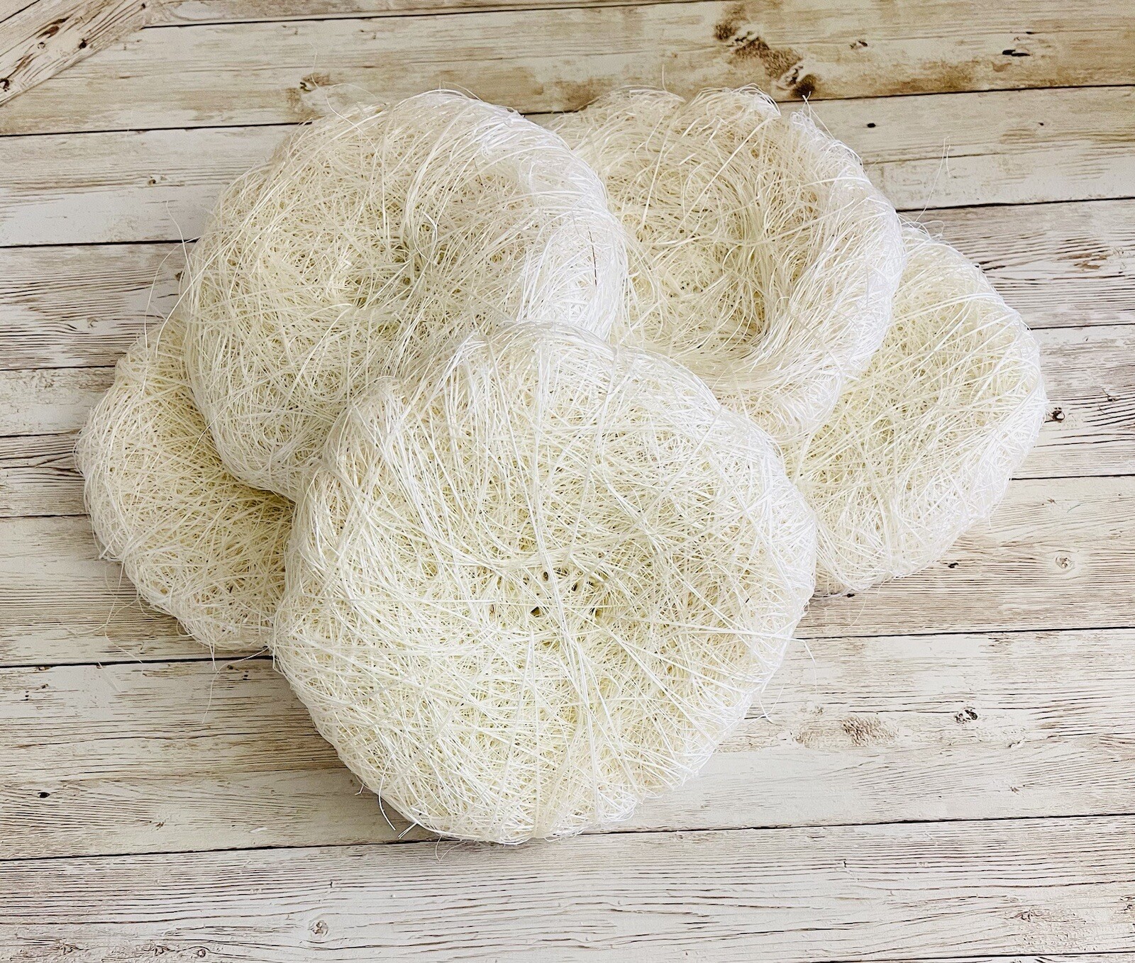 10x Estropajo De Ixtle Mexicano Ixtle Scourer Body Scrub 100% Natural Fibers