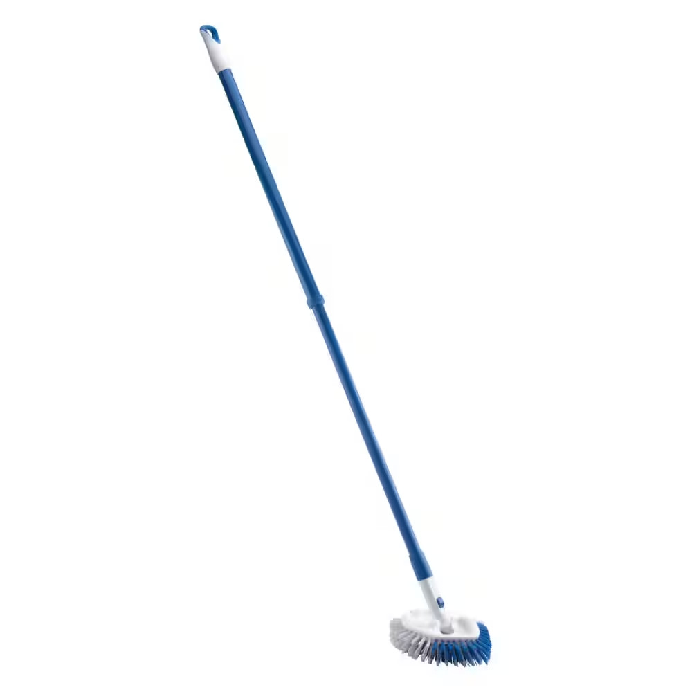 Clorox Tub Tile Scrub Brush Extendable Handle Shower Cleaner Grout Bathroom