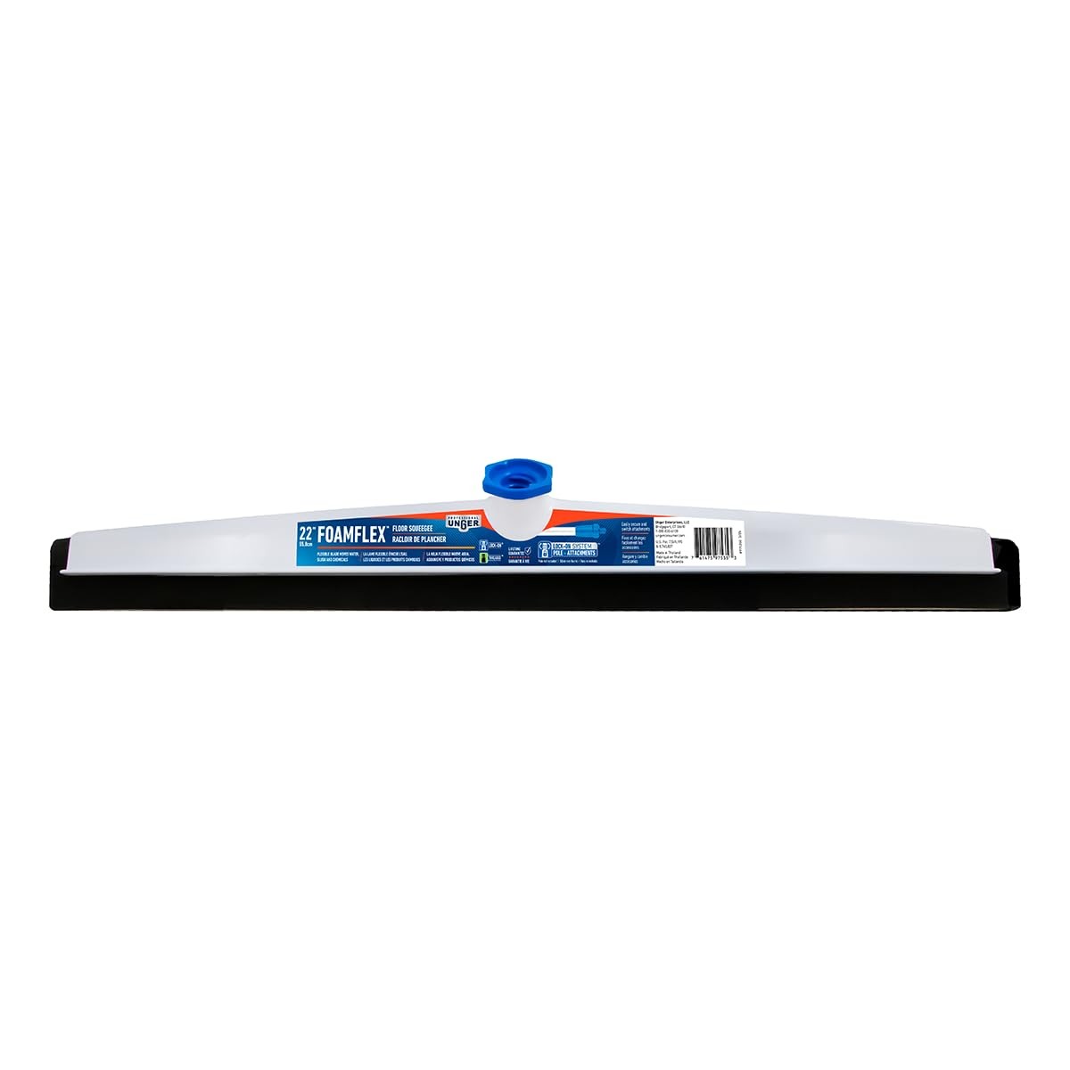 Professional Floor Squeegee 22 Inch Uneven Surface Splash Guard Rubber Blade Hea