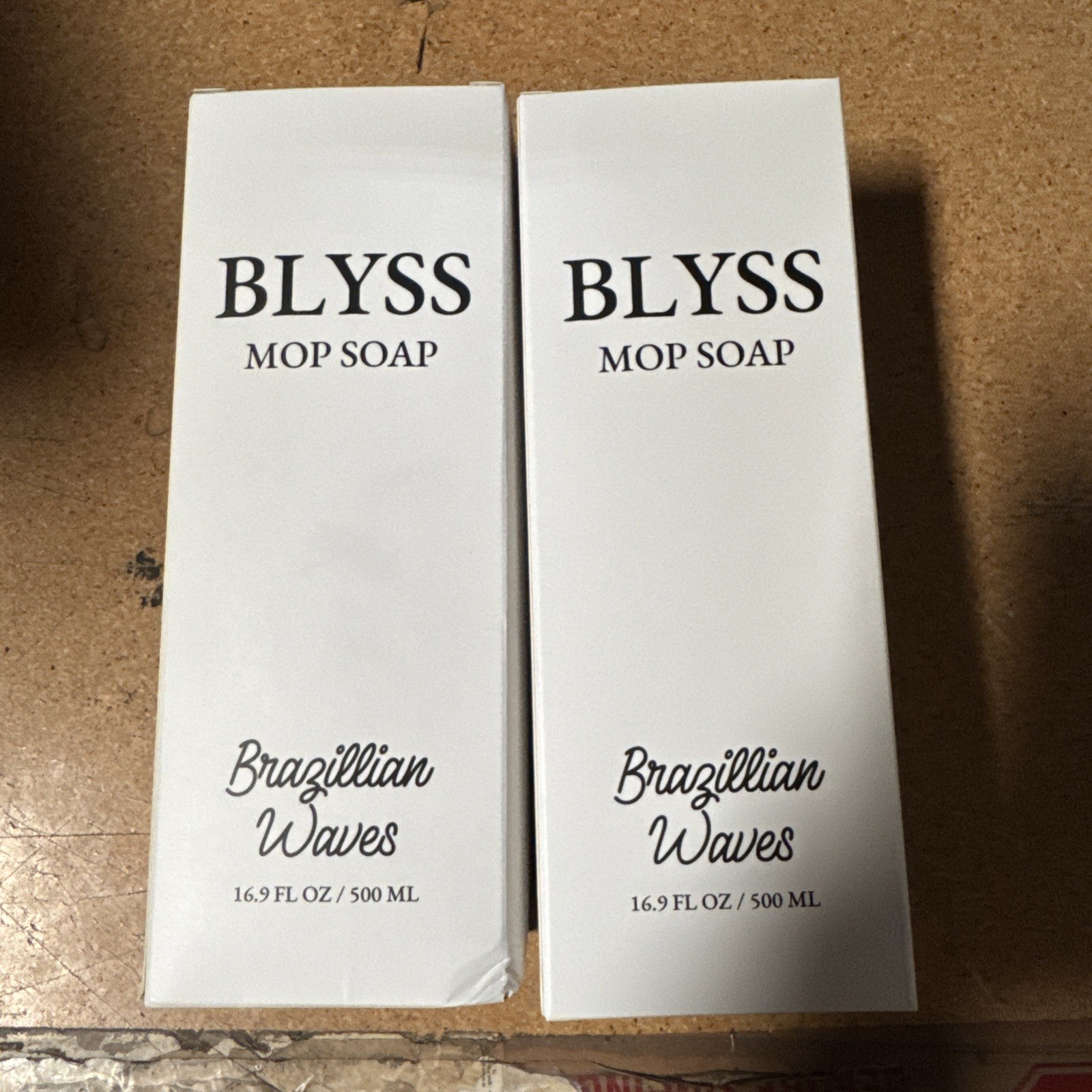 2 Pack BLYSS Mop Soap Concentrate Brazilian Waves Floor 500ml Deep Cleaning