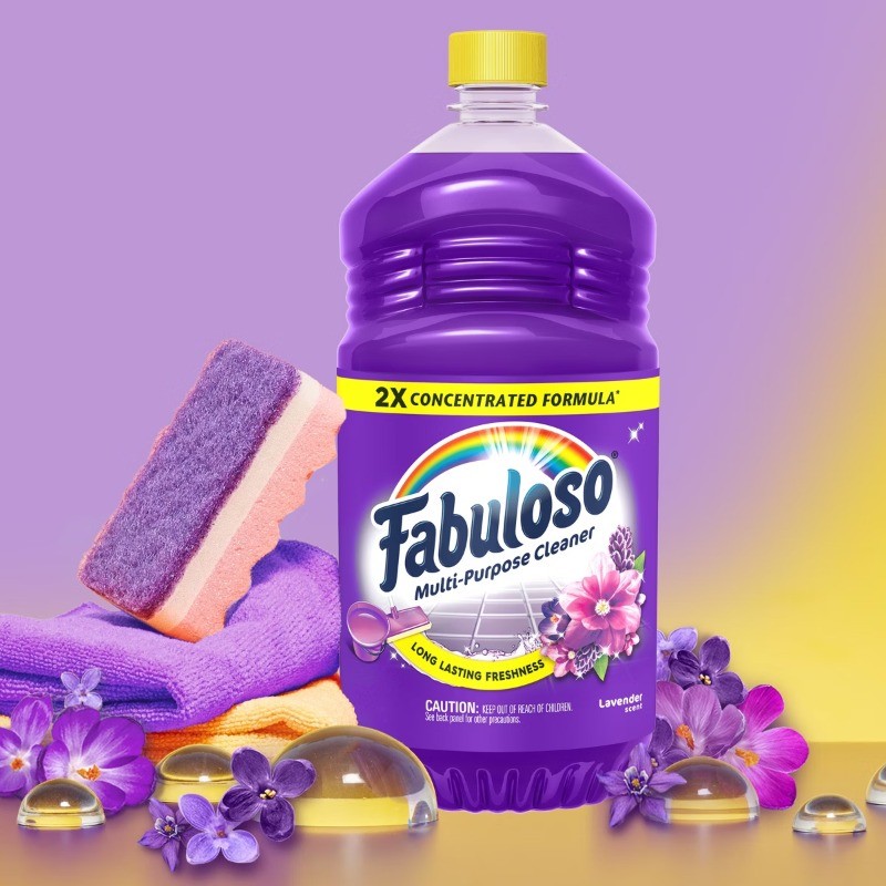 Fabuloso Lavender Multi-Purpose Cleaner 2X Concentrated Floor Cleaner -169 fl oz
