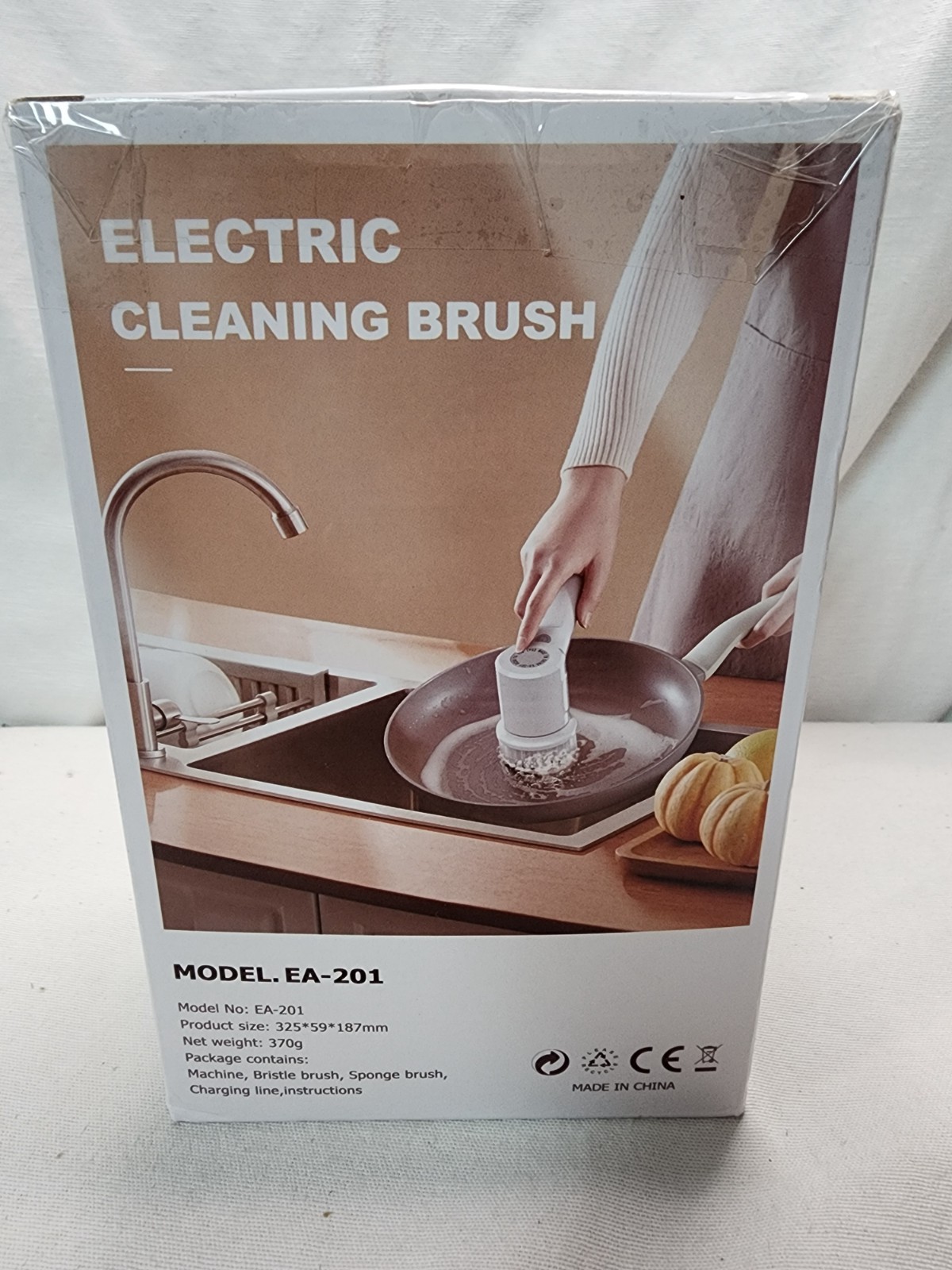 IPX7 Waterproof Standard Electric Cleaning Brush EA-201