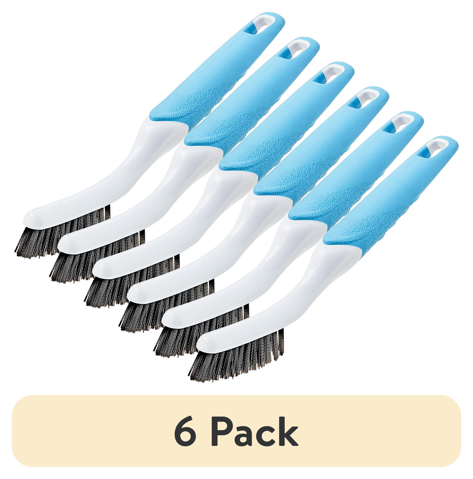 6 pack) Tile & Grout Brush, 1 Count