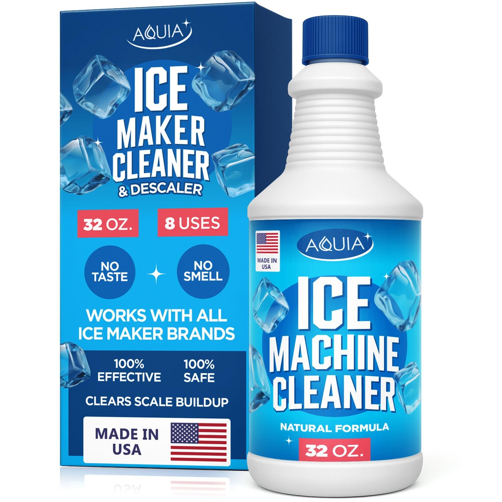Ice Machine Cleaner and Descaler 32 oz | Ice Maker Cleaner for All Brands; Op…