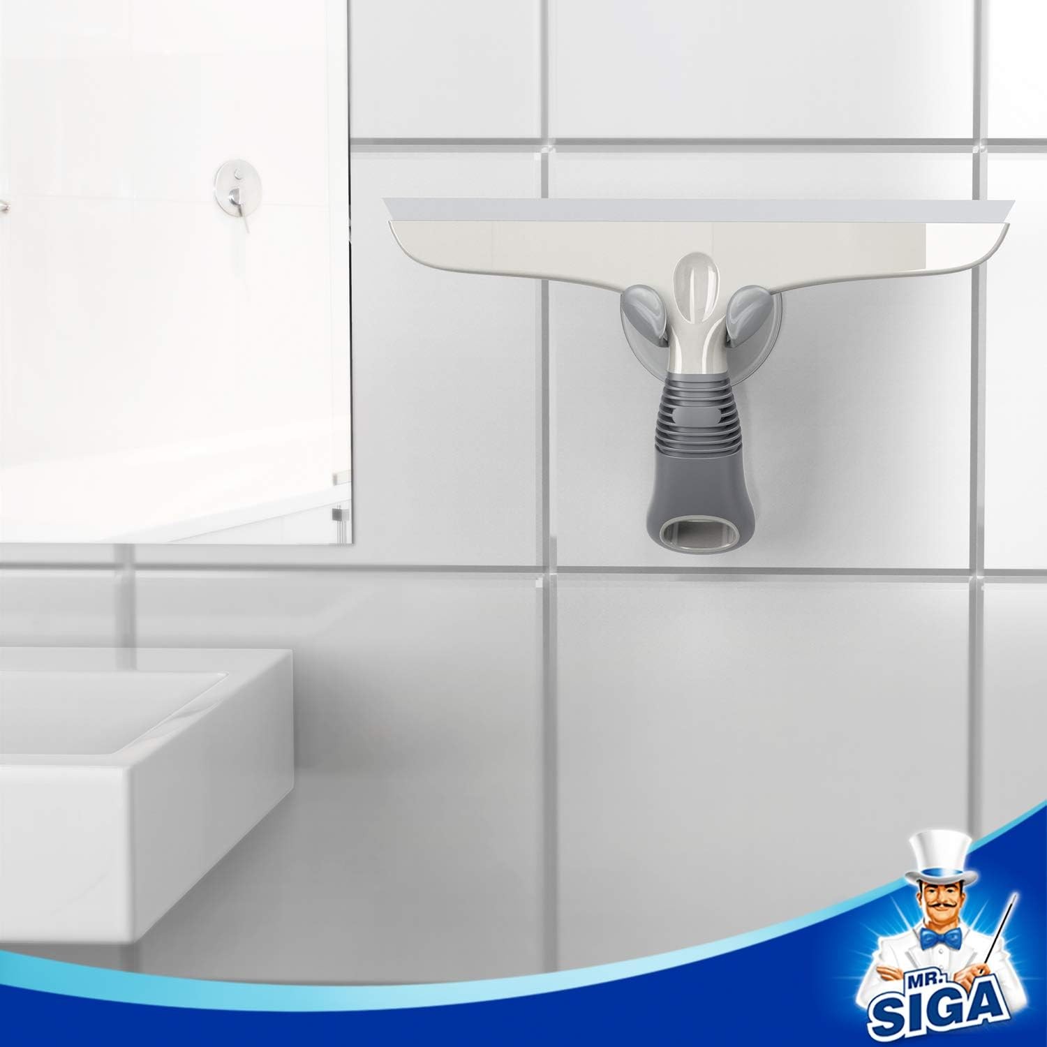 MR.SIGA 10in Silicone Squeegee Window Shower Car