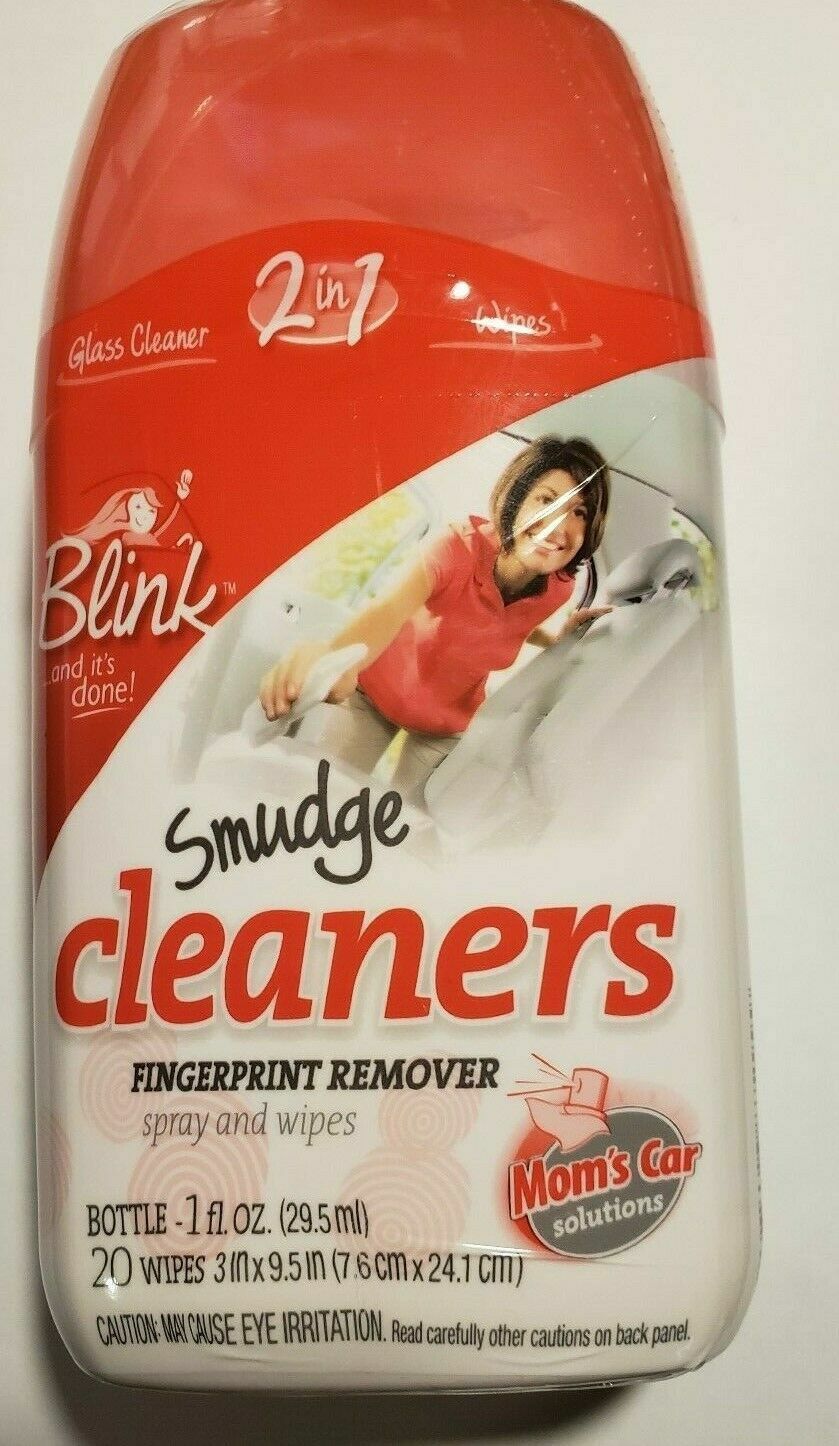 Blink 87299 2 in 1 Smudge Cleaner Fingerprint Remover, Lot of 2, FREE SHIPPING