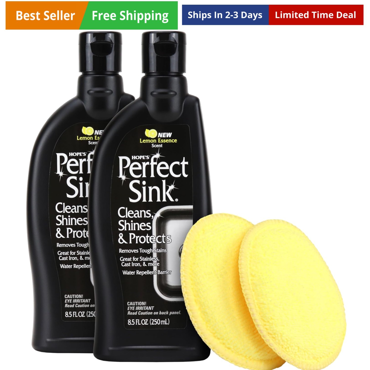 Perfect Sink Cleaner and Polish, Restorative, Water-Repellent, Removes Stains…