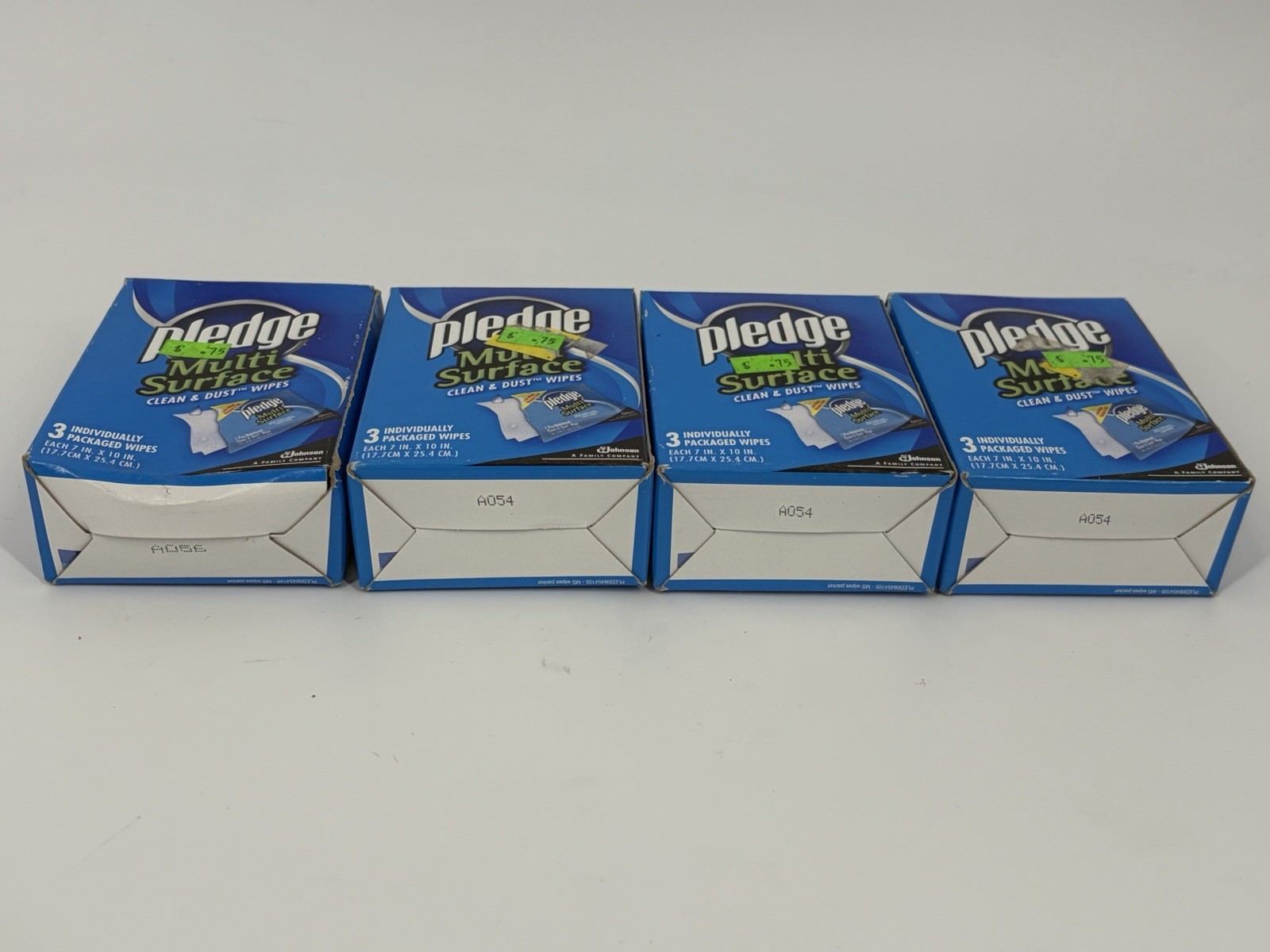 Pledge Multi Surface Clean Dust Wipes Lot of 4 Boxes 12 Total Discontinued
