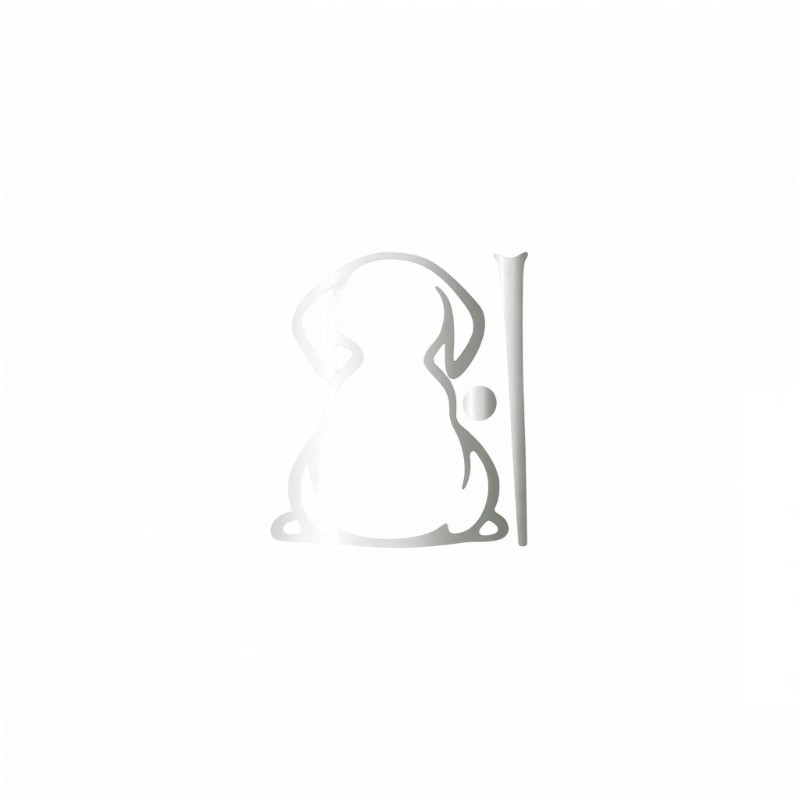 Cartoon Back Windshield Wiper Sticker With Dog Figure For Auto Glass PVC Decors
