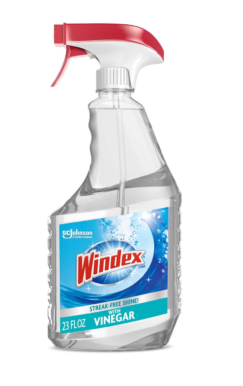 Windex with Vinegar Glass Cleaner Spray Bottle, 23 fl oz.