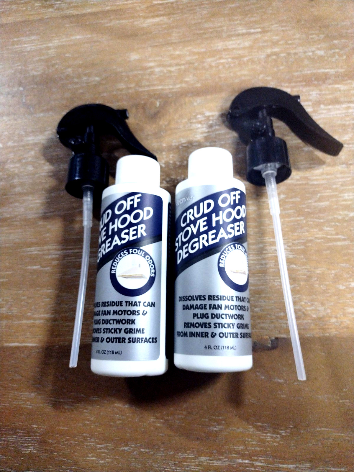Kleenway Crud Off Stove Hood Degreaser with Sprayer 4 oz. 2 Pk. D7