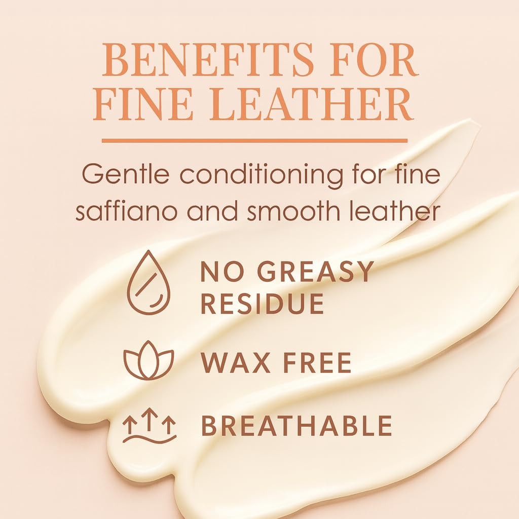 2-in-1 Purse Cleaner & Conditioner – Leather Cream for Handbags, Designer Bag…