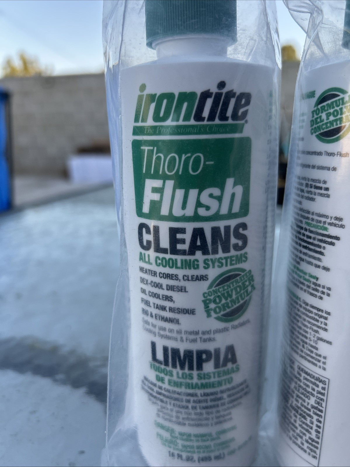 4 Irontite 468-9110-16 Thoro Flush Brand New Cleans All Cooling Systems 16 FL.oz