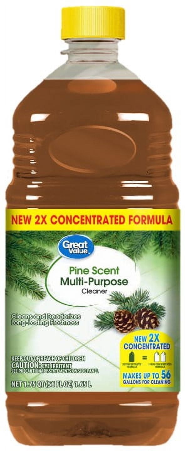 (3 pack) Great Value Multi-Purpose Cleaner, Pine Scent, 56 fl oz