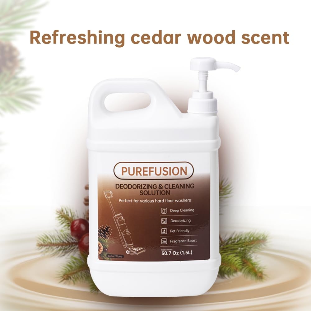 Floor Cleaning Solution With Tineco iFLOOR FLOOR Series Wet Dry Vacuum, Cedar…