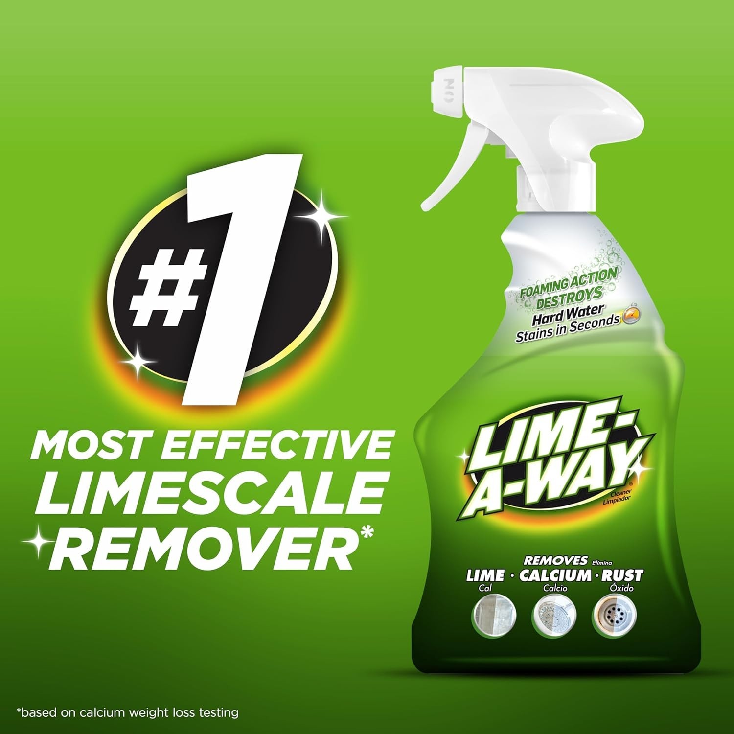 Lemon Scented Hard Water Stain Remover Spray – Tackles Rust & Calcium Quickly