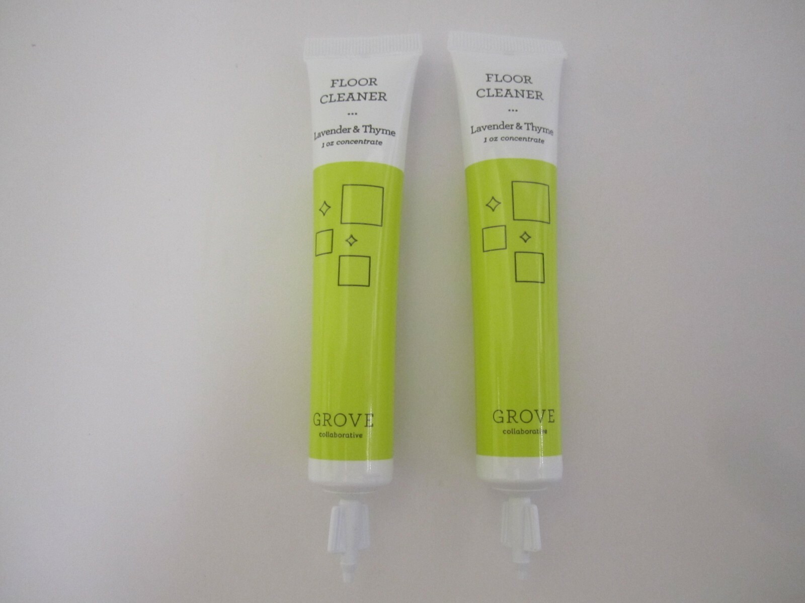 Grove Collaborative Floor Cleaner 1oz Concentrate Lavender & Thyme – Lot of 2