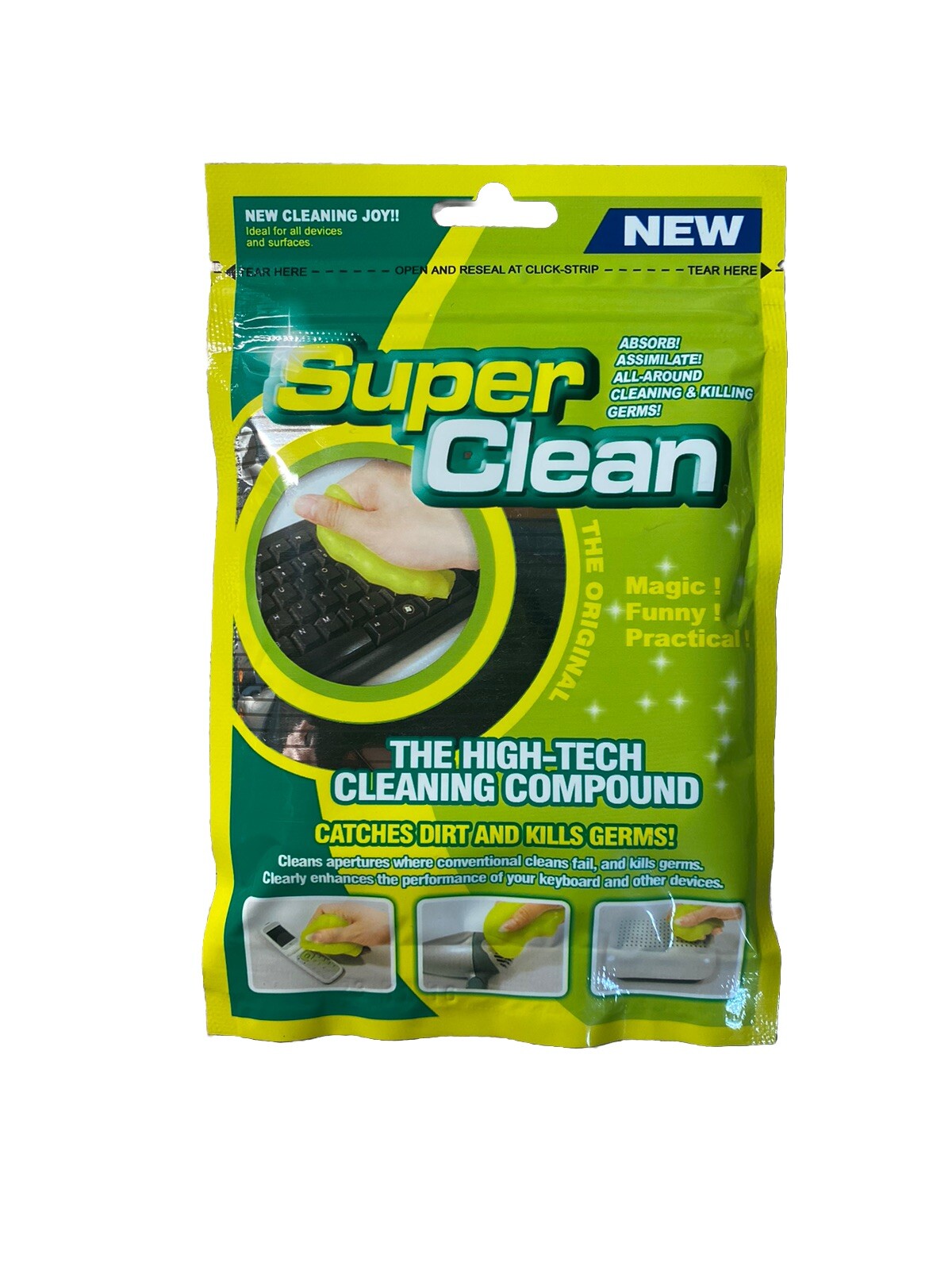 4 Super Clean Universal Cleaning Gel for PC Tablet Laptop Keyboard Dirt Cleaner