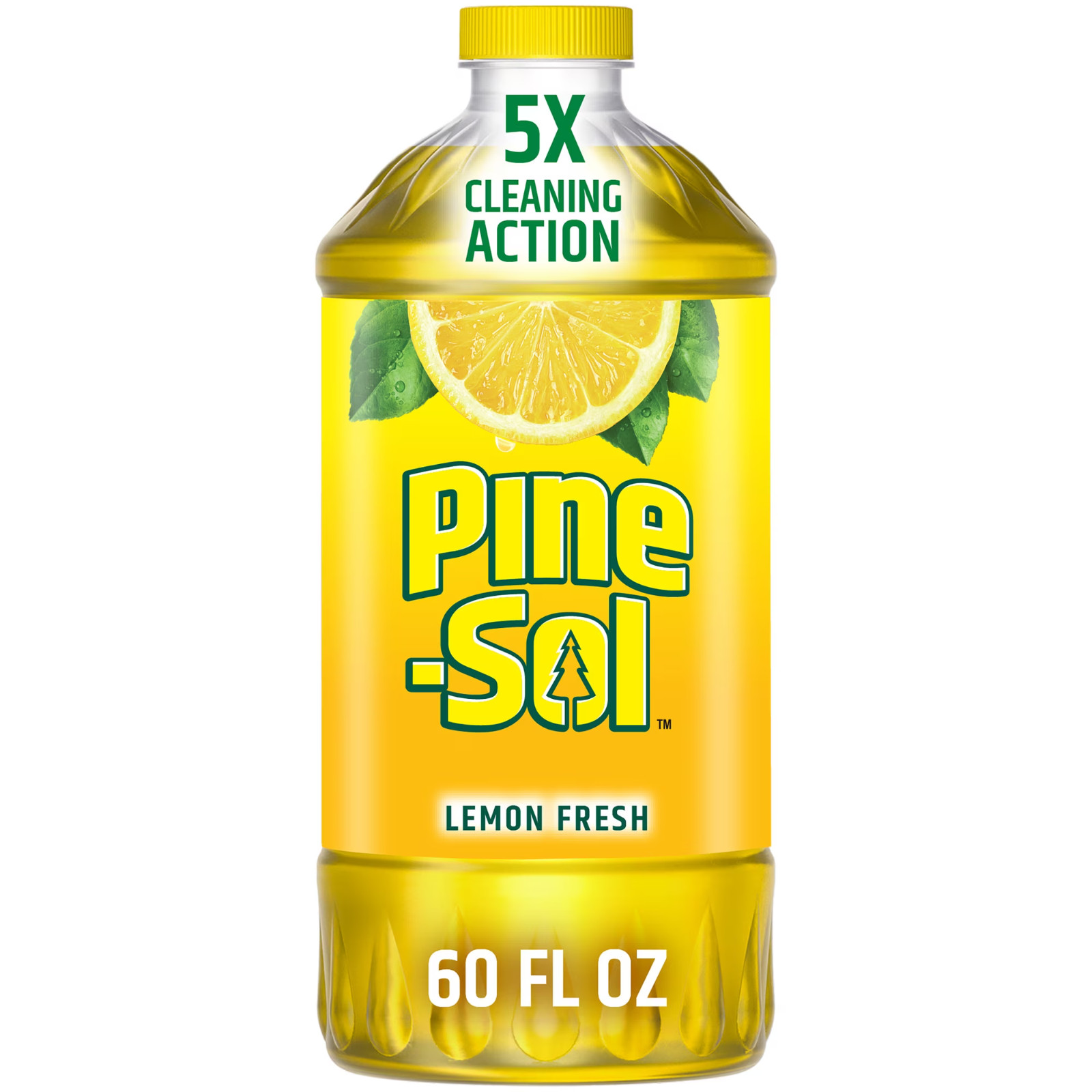 Pine-Sol Multi-Surface Floor Cleaner, Lemon Fresh, 60 Fluid Ounces