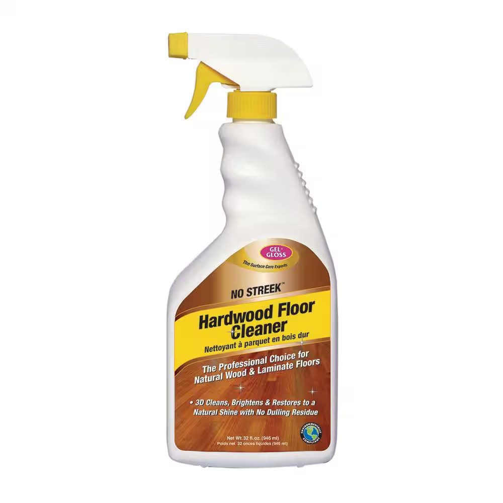 Gel Gloss Hardwood and Laminate Flooring Cleaner 32 Oz. Spray