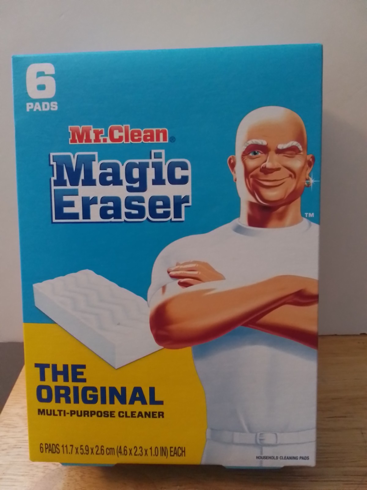 Mr. Clean Magic Eraser Original Cleaning Pads with Durafoam White 6 Count