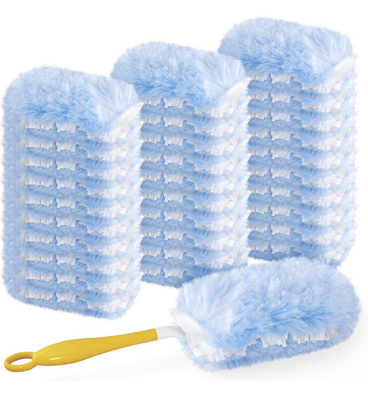 Multi-Surface Cleaning Refills – Heavy Duty Blue Duster, 30 Pack for Home Use