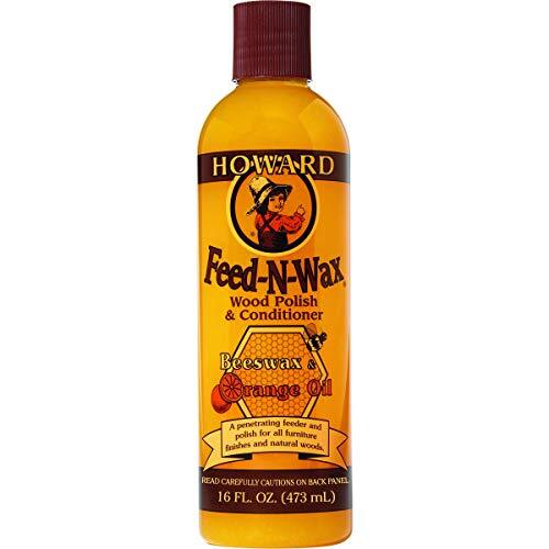 Howard FeedNWax Wood Polish and Conditioner 16Ounce