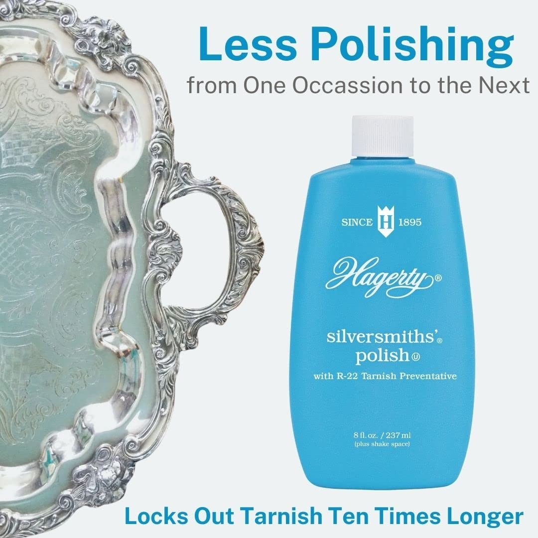 Silver Polish Cleaner Tarnish Remover for Jewelry Silverware 8oz USA