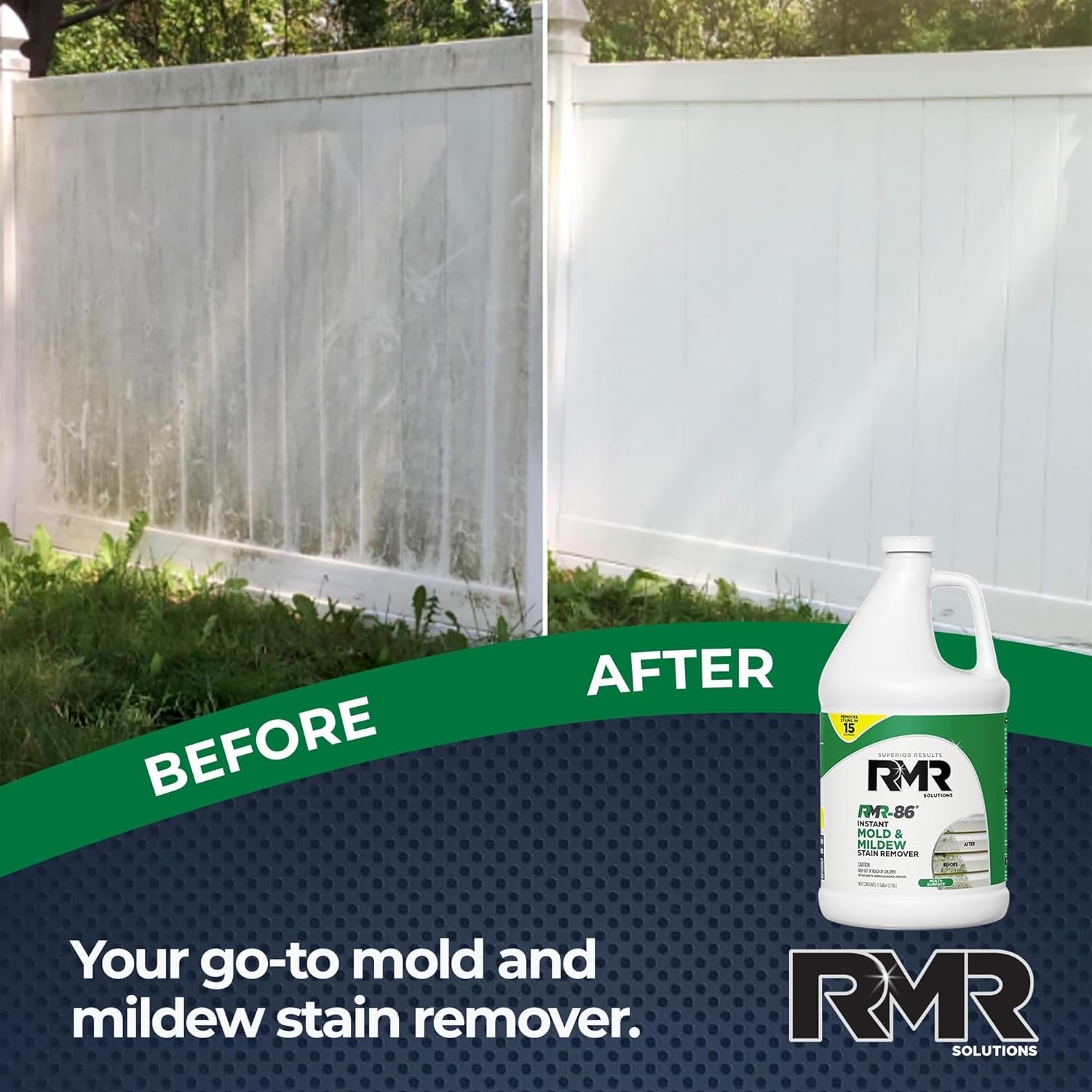 Professional Strength RMR-86 Mold & Mildew Remover – 1 Gallon Spray Solution