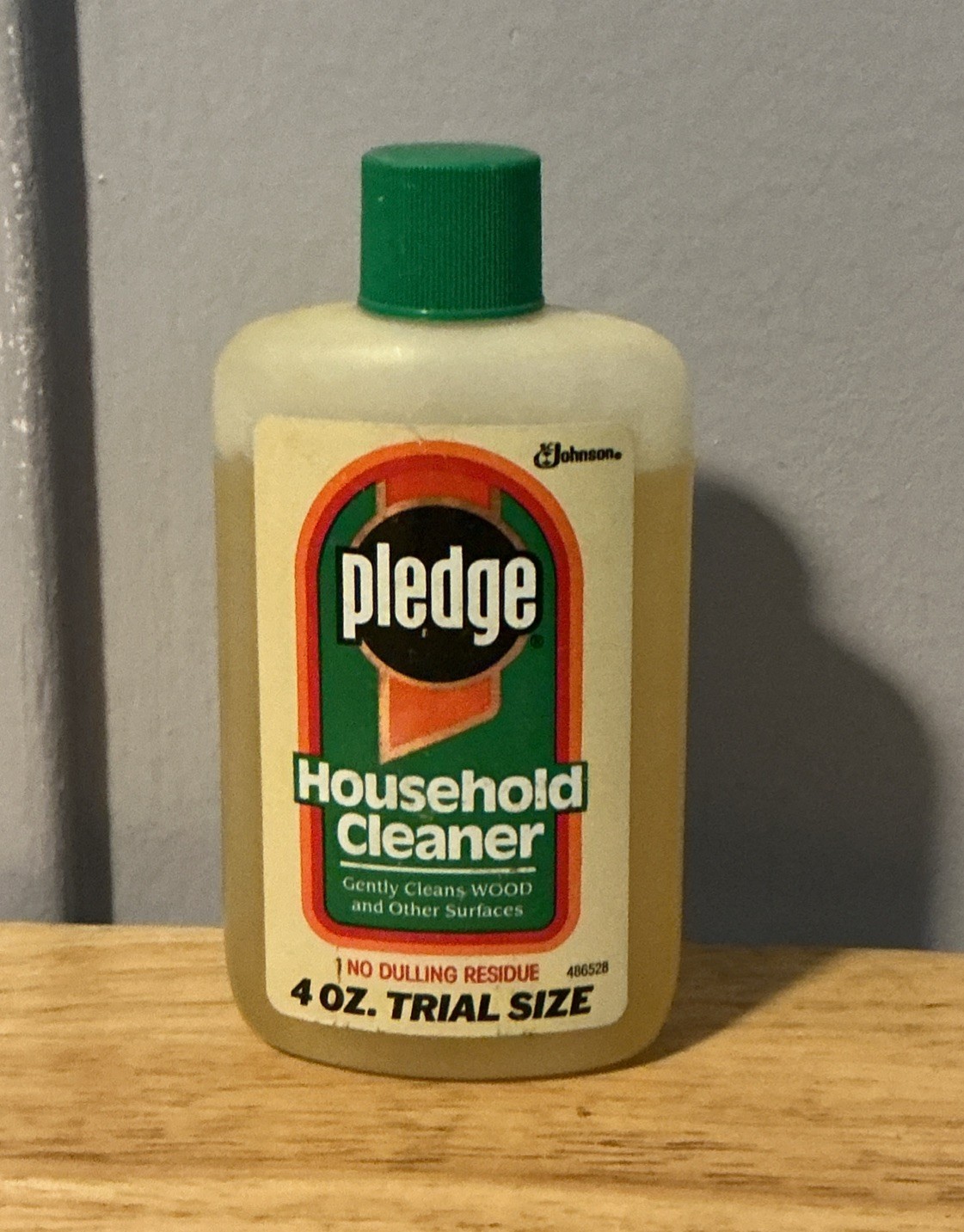 Pledge Household Cleaner 4 Oz Trial Size Vintage 1992 Liquid RARE Almost Full