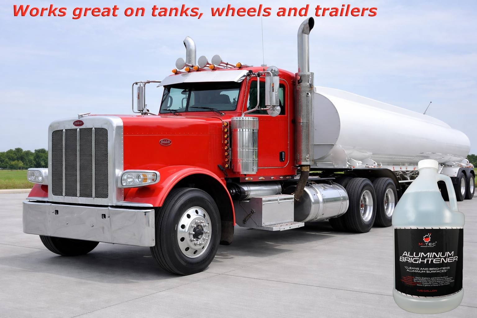 Aluminum Brightener Concentrate, HeavyDuty Aluminum Cleaner for Trailers, Whe…