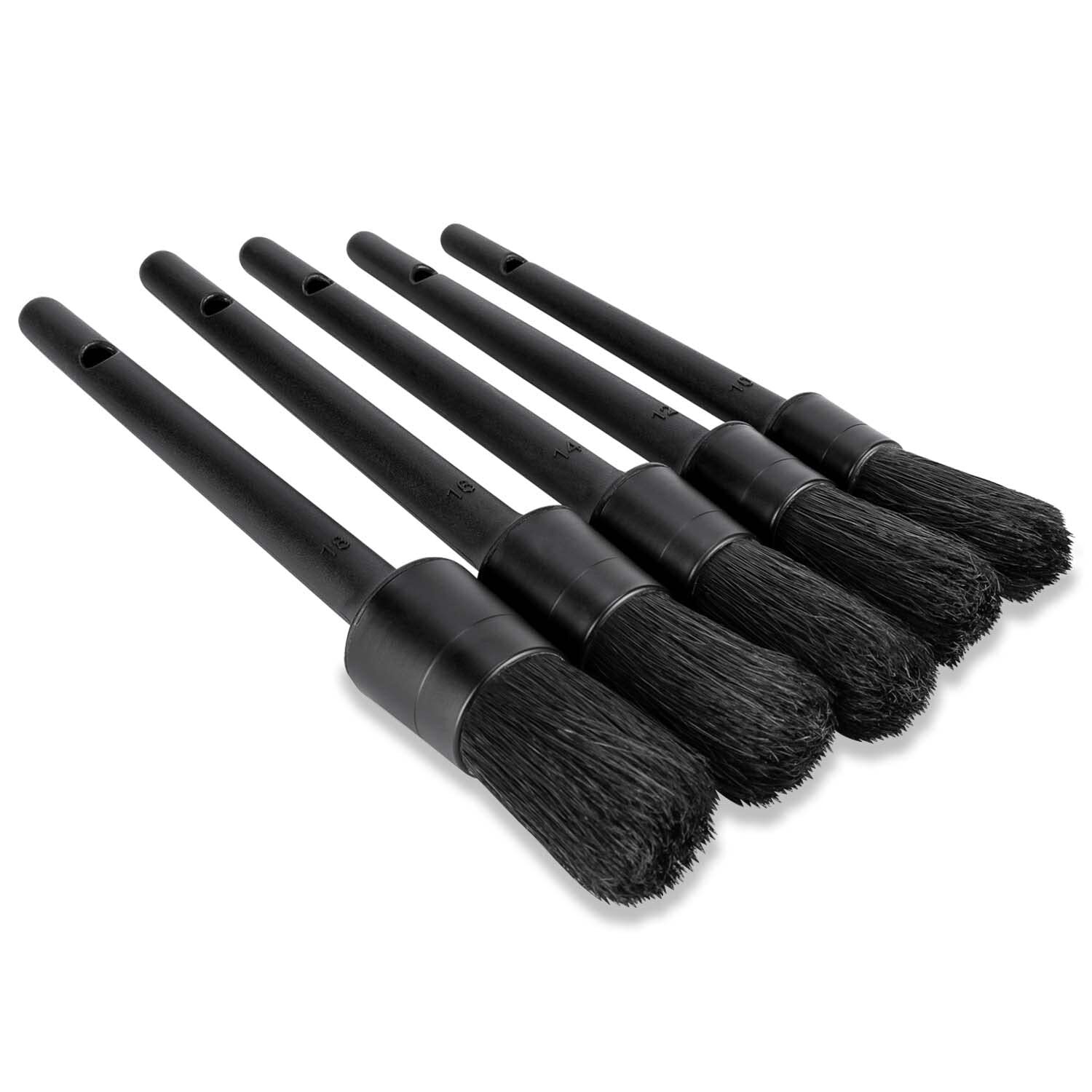 Vr1028 Fivepiece Detailing Brush Set Synthetic Bristles For Interior/exterior Us