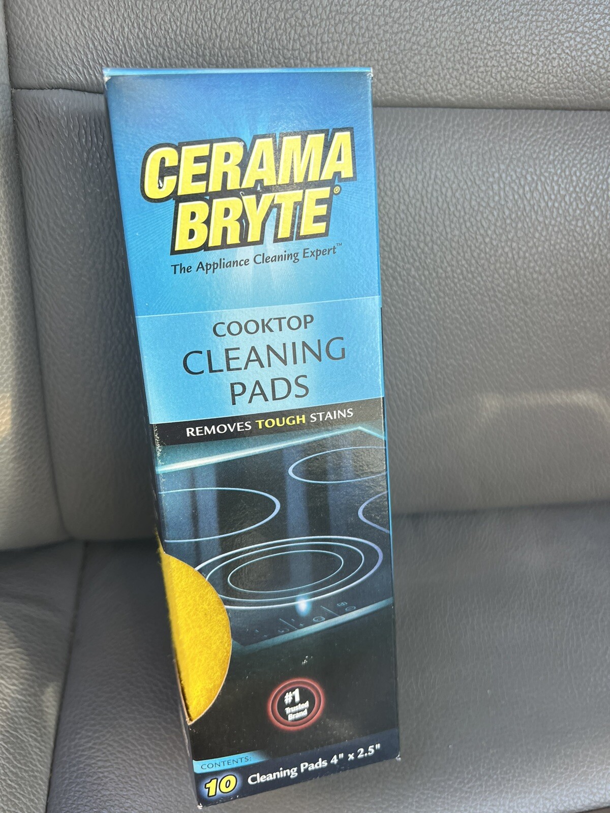 CERAMA BRYTE 29106 Ceramic Cooktop Cleaning Pads, 10 pk