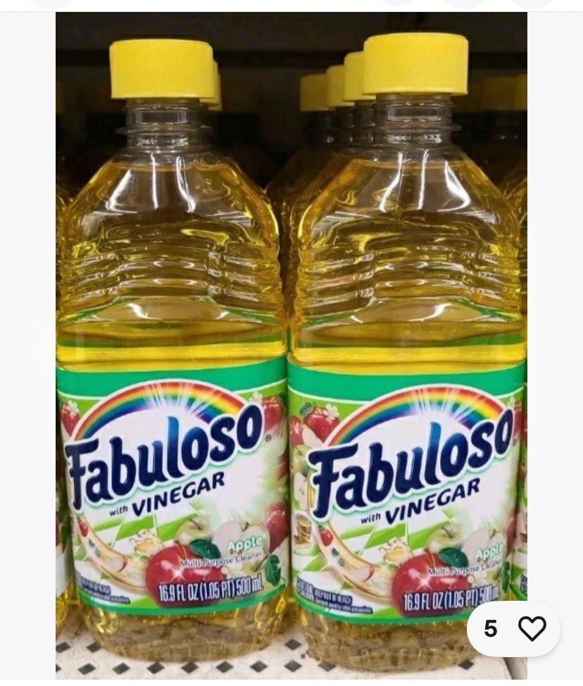 Bottles Fabuloso VINEGAR APPLE All Purpose Cleaner 16.9 oz Ea Bottle 2 Pm