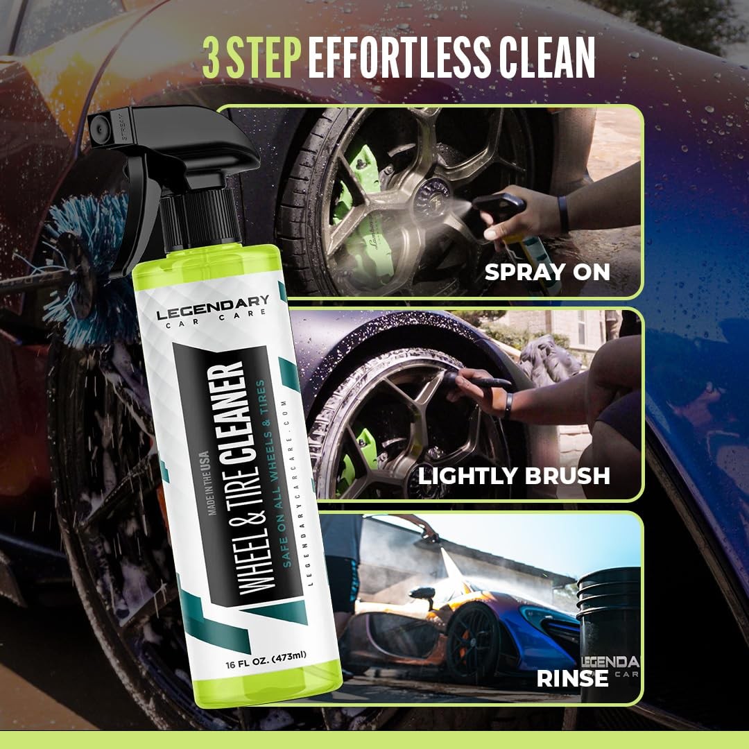 Deep Wheel Cleaner Spray 16oz – All Wheel & Rim Cleaning Formula – Car Wheel