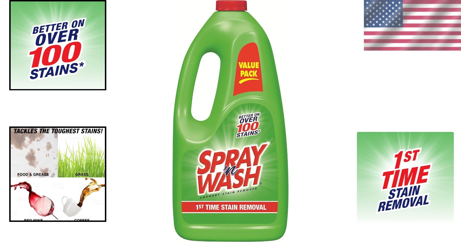Stain Remover Refill, Laundry Pre-Treat – 60oz 6-count