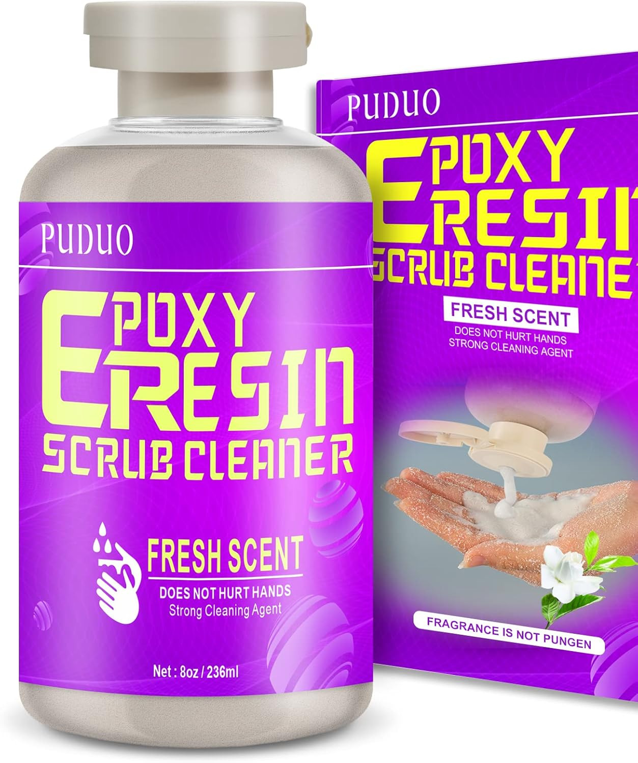 Resin Cleaner Water Softener, Epoxy Remover Tools | Epoxy Hand Scrub Soap , Fres