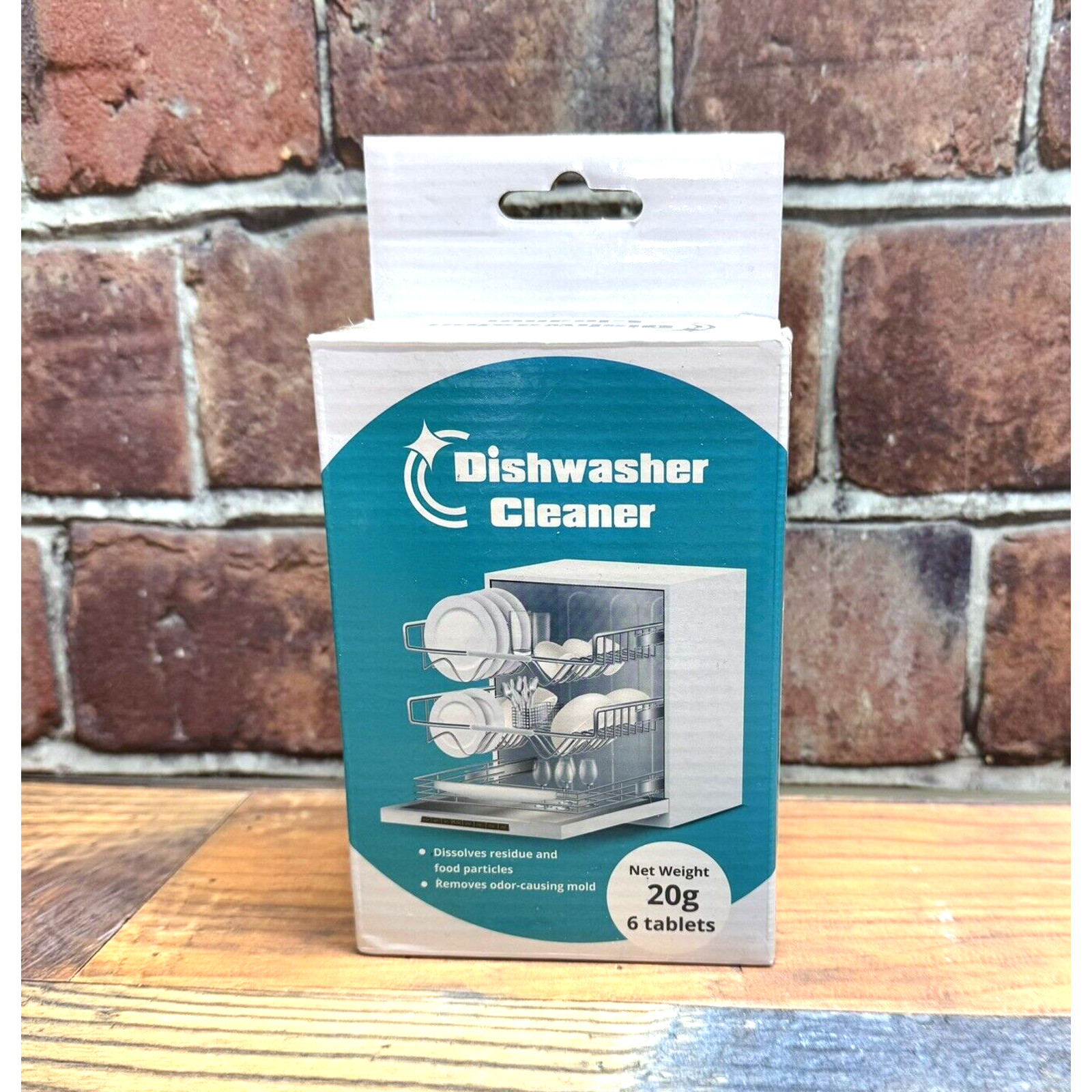 Dishwasher Cleaner 6 Tablets Food Grade Removes build-up and odor New Old Stock