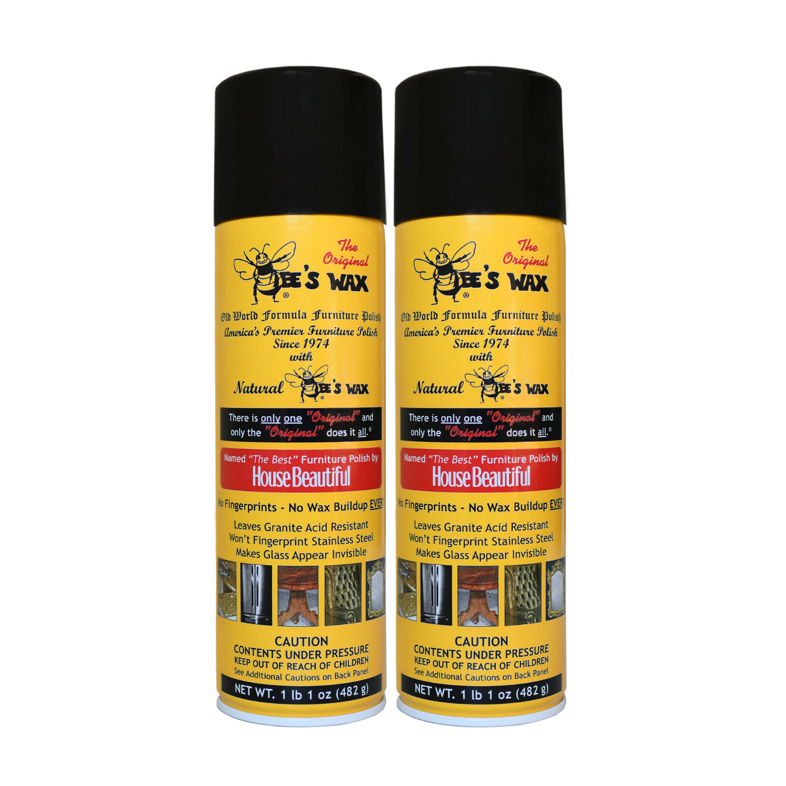 The Original BEE’S WAX Old World Formula Furniture Polish 2 Pack