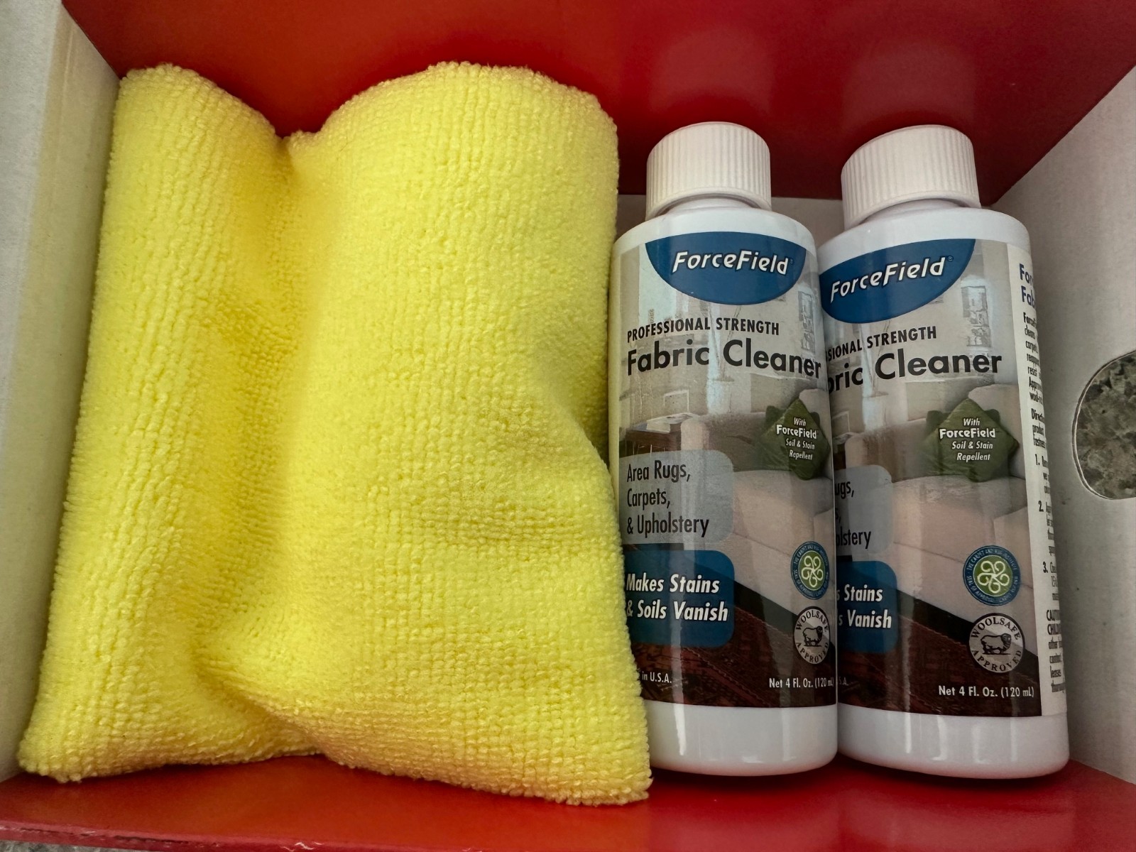 ForceField Professional Strength Fabric Cleaner Stain Remover – Two 4oz Bottles