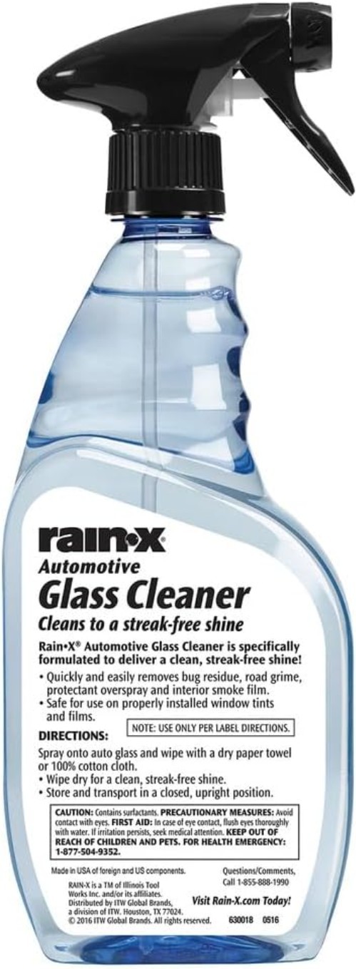 Auto Glass Cleaner 23 oz Spray – Safe for Tinted Windows & Streak-Free Results